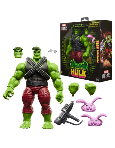 Figura hasbro marvel legends series the incredible hulk professor hulk