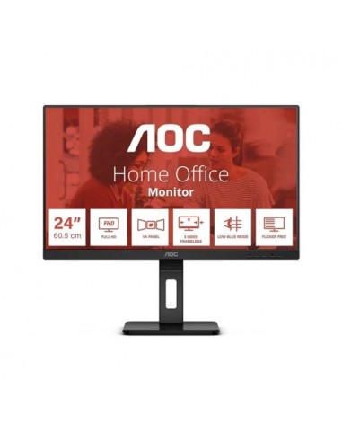 Monitor led 24 pulgadas aoc 24e3qaf negro