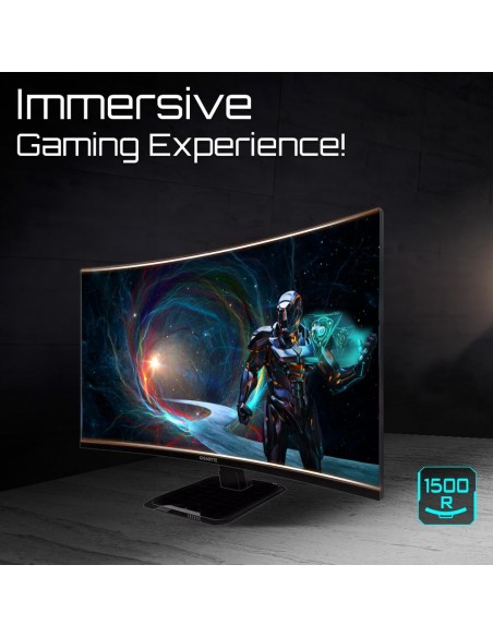 Monitor curvo gaming gigabyte gs32qca 31.5 pulgadas qhd 180hz Monitor curvo gaming gigabyte gs32qca 31.5 pulgadas qhd 180hz
