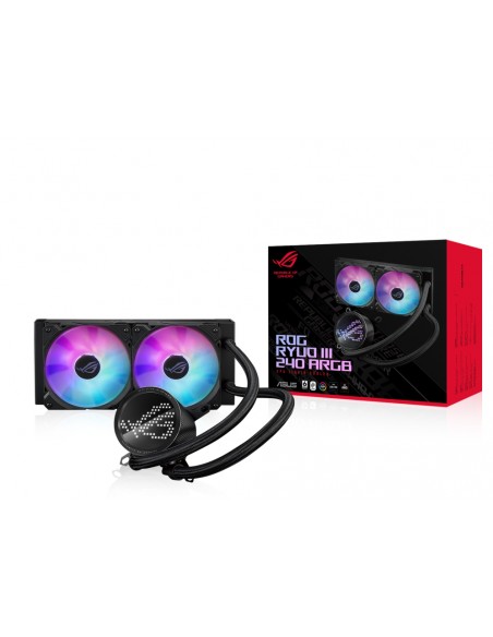Kit refrigeracion liquida asus rog ryuo iii 240argb all in one 2 ventiladores 120mm gaming