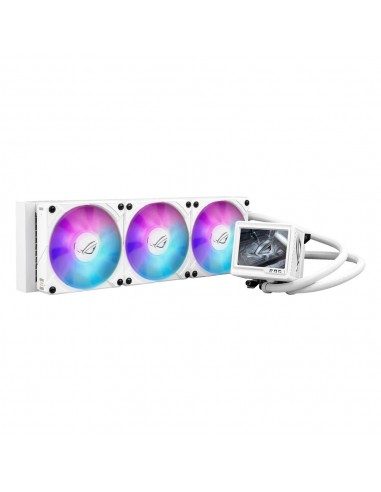 Kit refrigeracion liquida asus rog ryujin iii 360 argb extrema 3x 120mm blanca