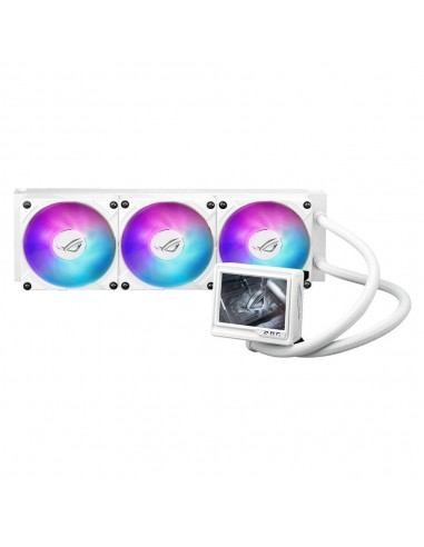 Kit refrigeracion liquida asus rog ryujin iii 360 argb extrema 3x 120mm blanca
