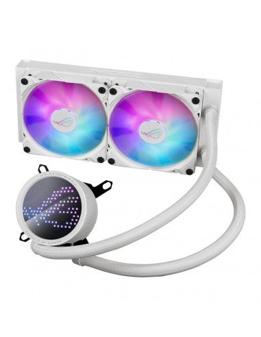 Kit refrigeracion liquida asus rog ryuo iii 240 argb 2x 120mm blanco