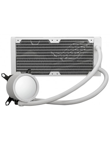 Kit refrigeracion liquida asus rog ryuo iii 240 argb 2x 120mm blanco