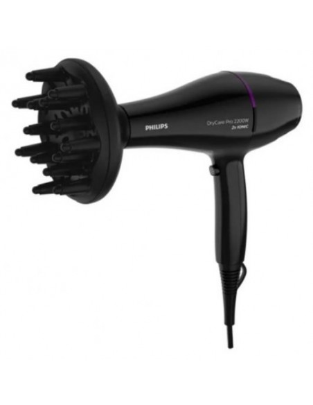 Secador de pelo philips drycare advanced pro 2200w ionizador x2 - frio - boq.9mm - cable 1.8m - 6 posiciones Secador de pelo philips drycare advanced pro 2200w ionizador x2 - frio - boq.9mm - cable 1.8m - 6 posiciones