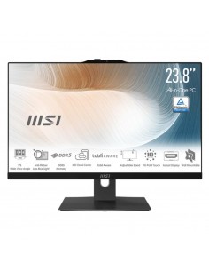 Ordenador all in one msi am242p - 1499es core 5 - 120u - 16gb - ssd 512gb - 24 pulgadas fhd - w11h negro