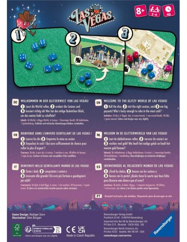 Juego de mesa las vegas