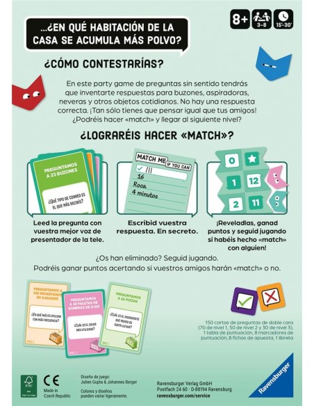 Juego de mesa hazme match si puedes Juego de mesa hazme match si puedes