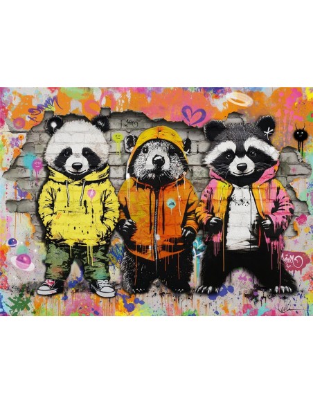 Puzzle amigos peluditos 500 piezas Puzzle amigos peluditos 500 piezas