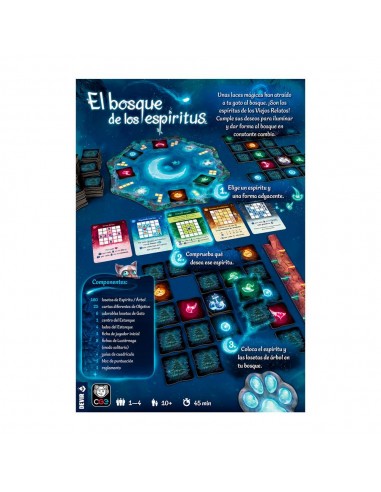 Juego de mesa el bosque de los espiritus