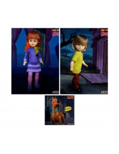 Daphne - shaggy set 6 figuras 25 cm scooby - doo & mystery living dead dolls
