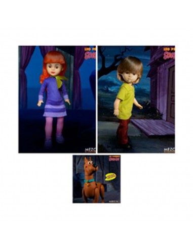 Daphne - shaggy set 6 figuras 25 cm scooby - doo & mystery living dead dolls
