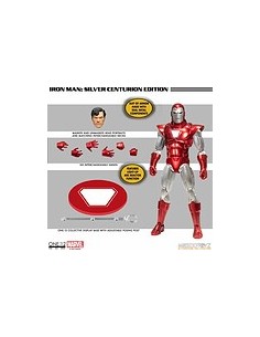 Iron man silver centurion edition figura 16 cm marvel one:12 collective