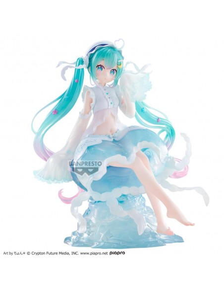 Figura banpresto hatsune miku banpresto evolve clearluxe jellyfish 20cm