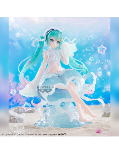 Figura banpresto hatsune miku banpresto evolve clearluxe jellyfish 20cm