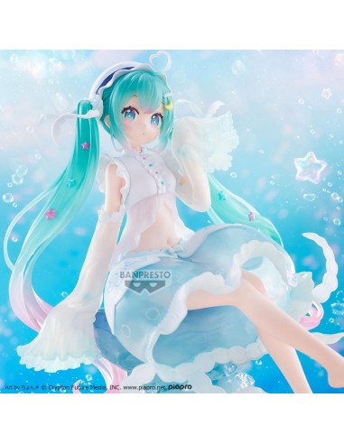 Figura banpresto hatsune miku banpresto evolve clearluxe jellyfish 20cm