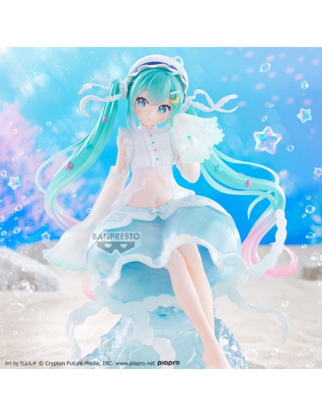 Figura banpresto hatsune miku banpresto evolve clearluxe jellyfish 20cm