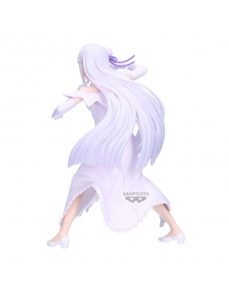 Figura banpresto re:zero starting life in another world espresto excite motions emilia 22cm