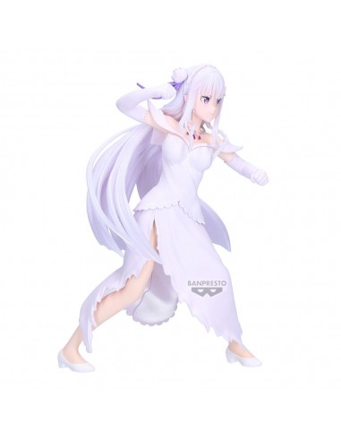 Figura banpresto re:zero starting life in another world espresto excite motions emilia 22cm