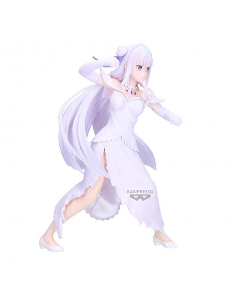 Figura banpresto re:zero starting life in another world espresto excite motions emilia 22cm