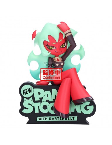 Figura banpresto new panty & stocking with garterbelt monitor top figz scanty 12cm