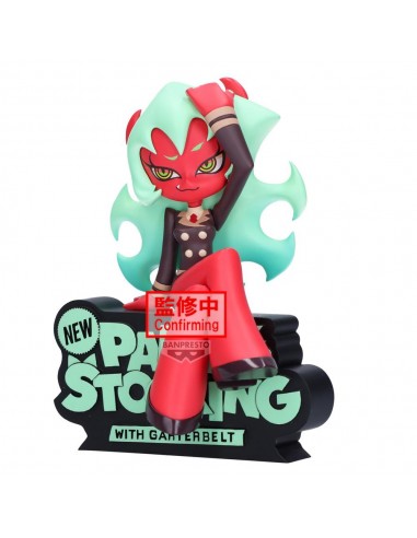 Figura banpresto new panty & stocking with garterbelt monitor top figz scanty 12cm
