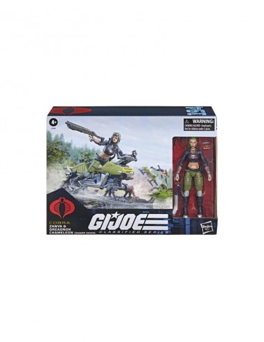 Figura hasbro g.i. joe classified series cobra zanya & dreadnok chamaleon