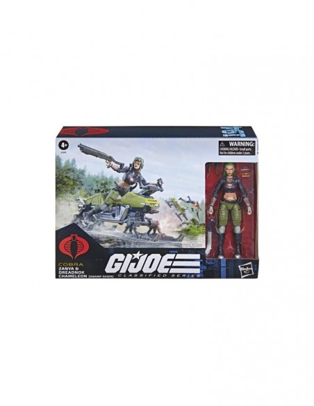 Figura hasbro g.i. joe classified series cobra zanya & dreadnok chamaleon