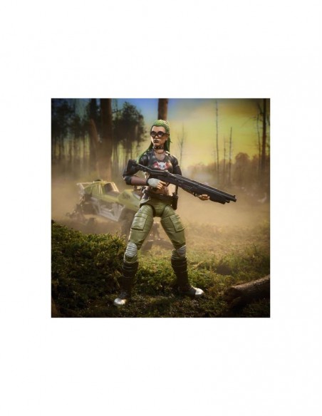 Figura hasbro g.i. joe classified series cobra zanya & dreadnok chamaleon
