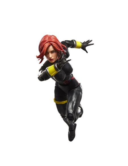 Pack 2 figuras hasbro marvel legends series earths mightiest heroes avengers black widow & quicksilver
