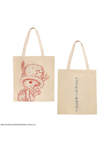 Tote bag one piece netflix boceto de chopper