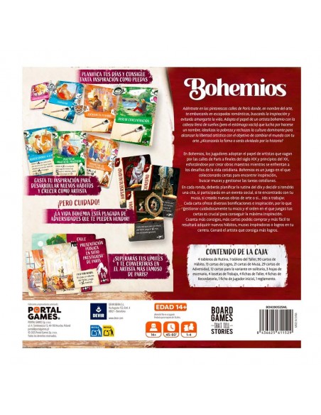 Juego de mesa bohemios