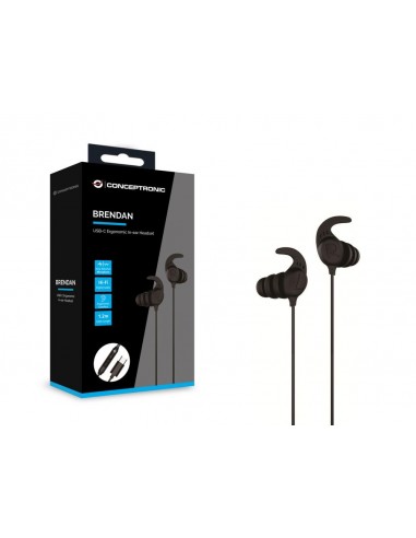 Auriculares conceptronic brendan05b negro