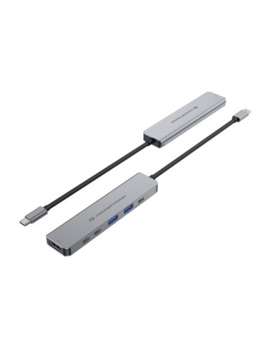 Docking usb - c conceptronic donn33g 1xhdmi 1xusb - c pd 100w 2xusb - a 3.0 2xusb - c
