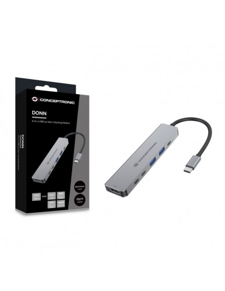 Docking usb - c conceptronic donn33g 1xhdmi 1xusb - c pd 100w 2xusb - a 3.0 2xusb - c Docking usb - c conceptronic donn33g 1xhdmi 1xusb - c pd 100w 2xusb - a 3.0 2xusb - c