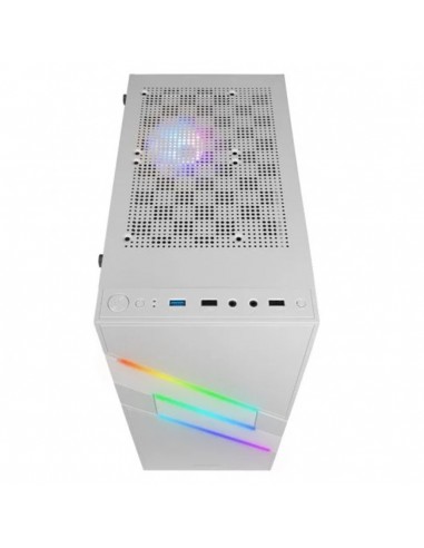 Caja ordenador mars gaming mc - u3 blanco atx 1 x usb 3.0 2 x usb 2.0 1 x 120mm argb
