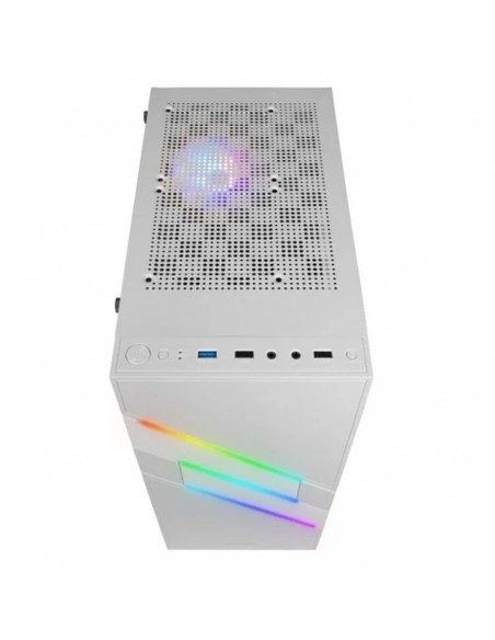 Caja ordenador mars gaming mc - u3 blanco atx 1 x usb 3.0 2 x usb 2.0 1 x 120mm argb