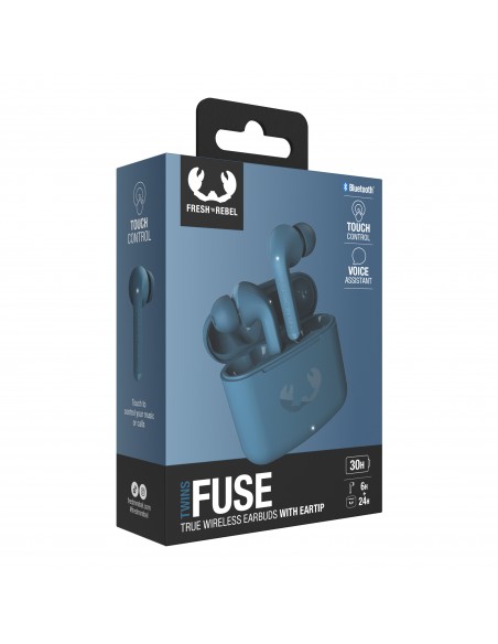 Auriculares fresh'n rebel twins fuse inalambrico steel blue Auriculares fresh'n rebel twins fuse inalambrico steel blue