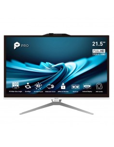 Ordenador all in one msi pro ap222t - 606xeu i3 - 14100 - 8gb - ssd 512gb - 21.5 pulgadas - freedos
