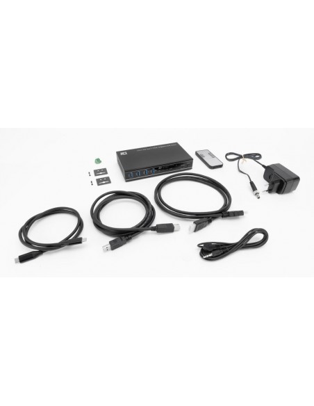 Conmutador kvm act connectivity 2 puertos usb - c - hdmi - 4k - 2pc Conmutador kvm act connectivity 2 puertos usb - c - hdmi - 4k - 2pc