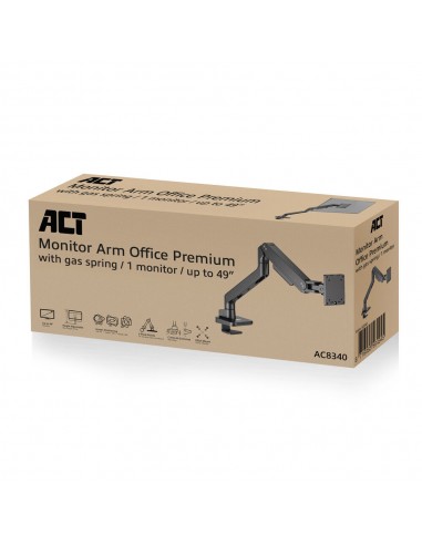 Soporte mesa act connectivity hasta 49 pulgadas vesa 100x100mm max 20kg