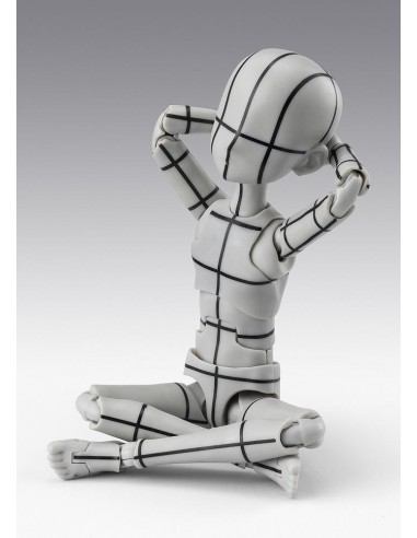 Body - kun - ken sugimori - editión - wireframe - (gray color ver.)