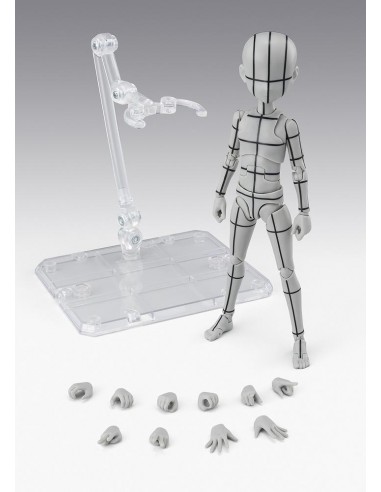 Body - kun - ken sugimori - editión - wireframe - (gray color ver.)