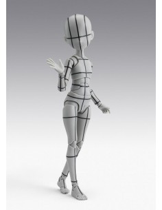 Body - chan - ken sugimori - editión - wireframe - (gray color ver.)