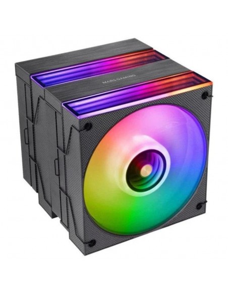 Ventilador cpu mars gaming mcpux26 argb 2x 120mm negro