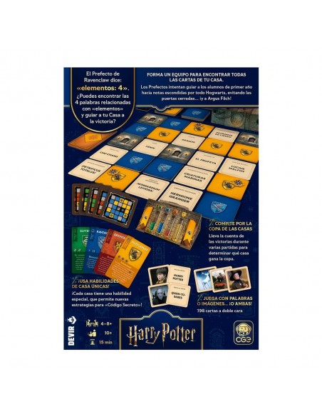 Juego de mesa código secreto regreso a hogwarts