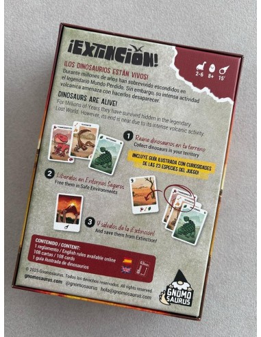 Juego de mesa extinción