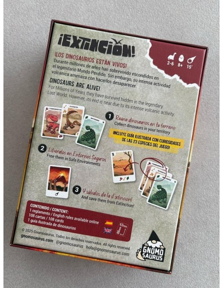 Juego de mesa extinción