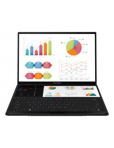 Portatil asus zenbook duo ux8406ca - ql336w u7 - 255h - 32gb - ssd 1tb - 14 pulgadas fhd+ - w11h