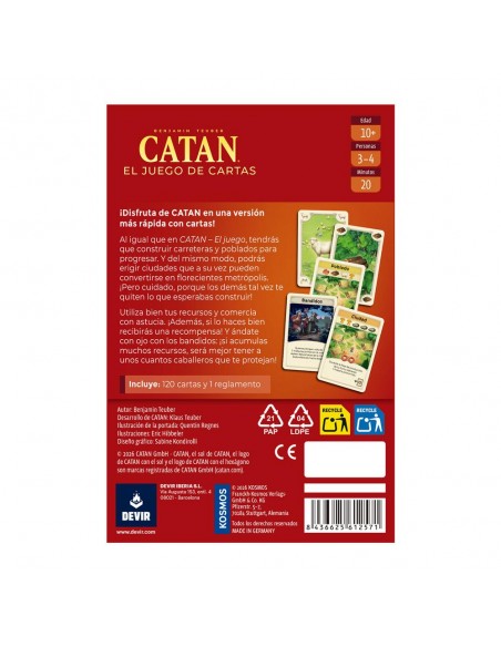 Catán juego de cartas